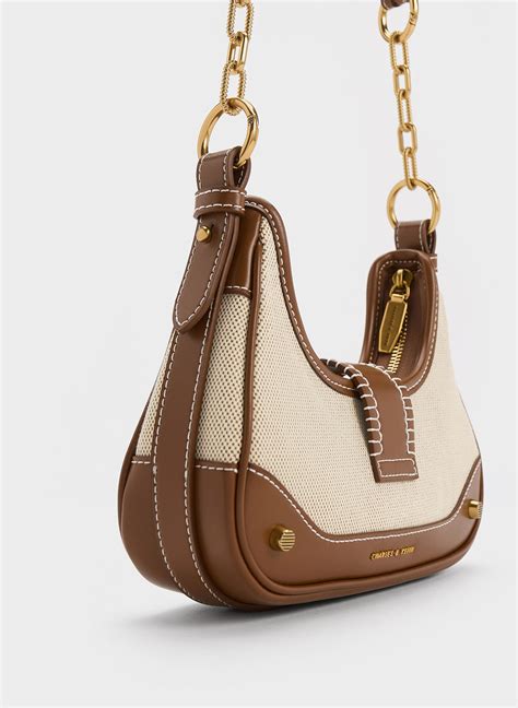 winslet canvas belted hobo bag